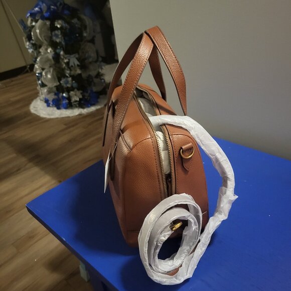 Fossil Sydney Satchel Medium Brown - Picture 8 of 9